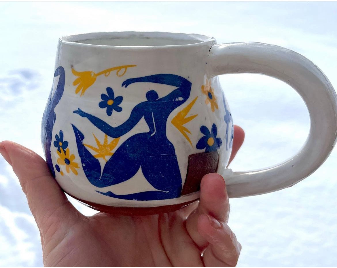 Blue Lady Mug