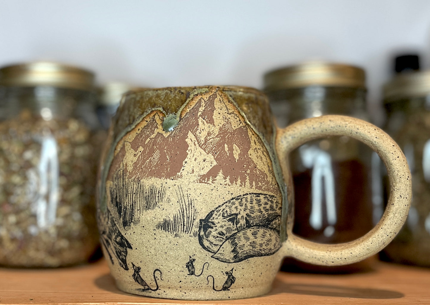 Mountain Fox Mug (18oz) is