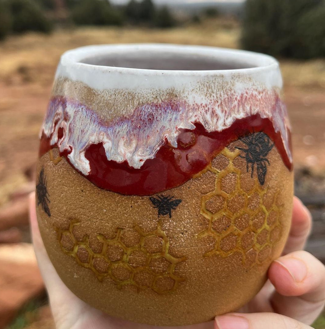 Crimson Bee Mug